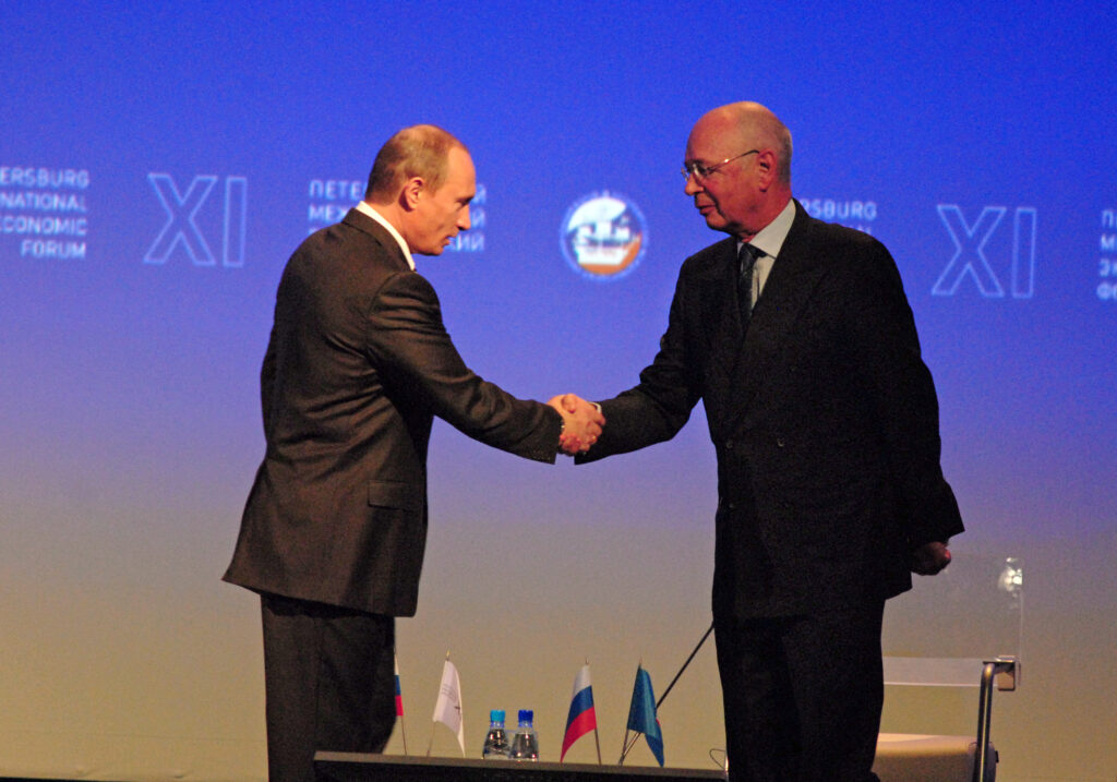 klaus schwab and putin