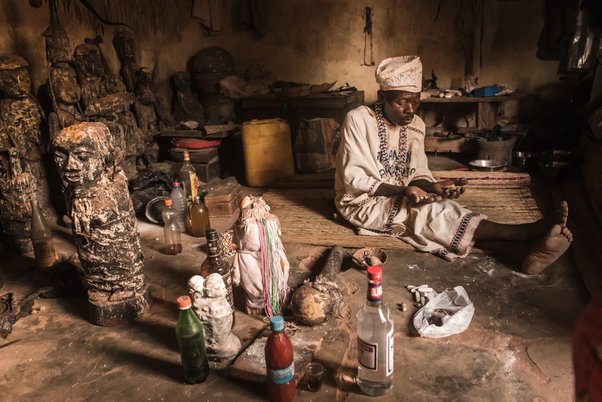 black african priest voodoo